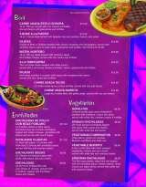 Menus & Prices, La Fuente Mexican Restaurant, Tucson
