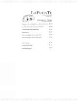 Menus & Prices, La Fuente Mexican Restaurant, Tucson