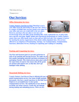 Menus & Prices, Century Movers And Packers Pune, Pune
