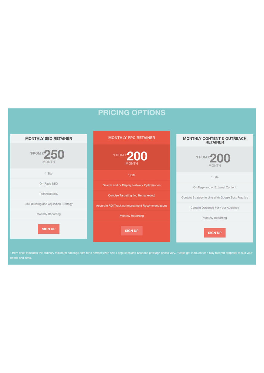  Pricelists of Chris Simmance Digital Marketing Ltd East Lodge - Photo 1 of 1