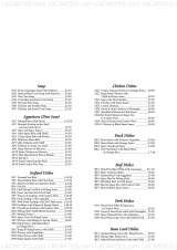 Menus & Prices, Jasmine Chinese Restaurant, Edinburgh