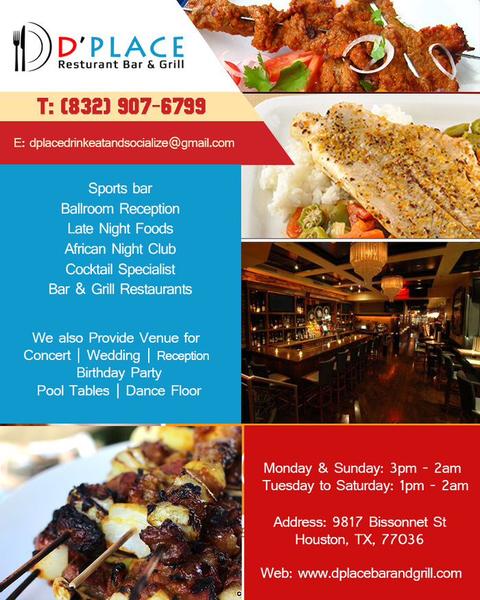  Profile Photos of Dâ€™ Place Restaurant & Grill | Concerts venues near me in Houston 9817 Bissonnet St - Photo 1 of 1