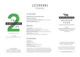 Menus & Prices, Lussmanns Restaurant in Hertford, Hertford