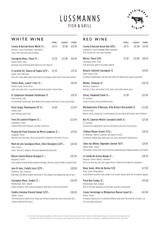 Menus & Prices, Lussmanns Restaurant in Hertford, Hertford
