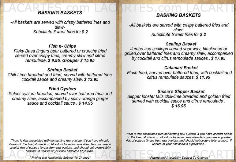  Pricelists of Coconut Jack's Waterfront Grille - FL 5370 Bonita Beach Rd. - Photo 3 of 6