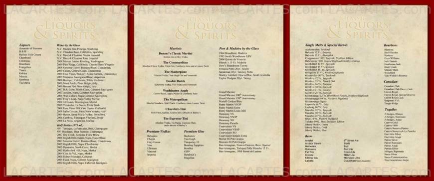  Pricelists of Durants 2611 North Central Avenue - Photo 3 of 3