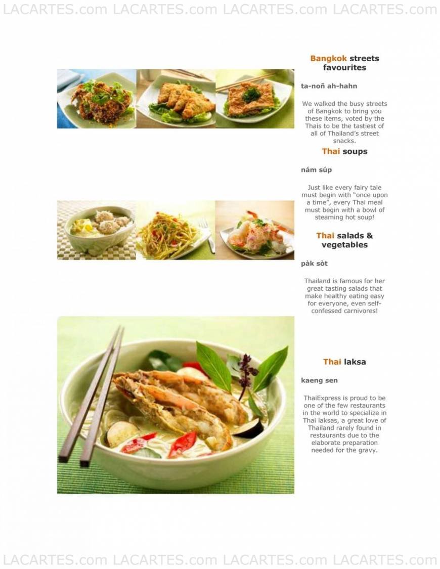  Pricelists of Thai Express @ Marina Square Shopping Mall 6 Raffles Boulevard - Photo 9 of 10