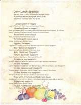 Menus & Prices, Tree House Italian Grill, Austin