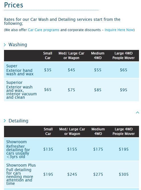  Pricelists of Wow Wash Mobile Car Detailing P/L 15/5 Parsons St - Photo 1 of 1