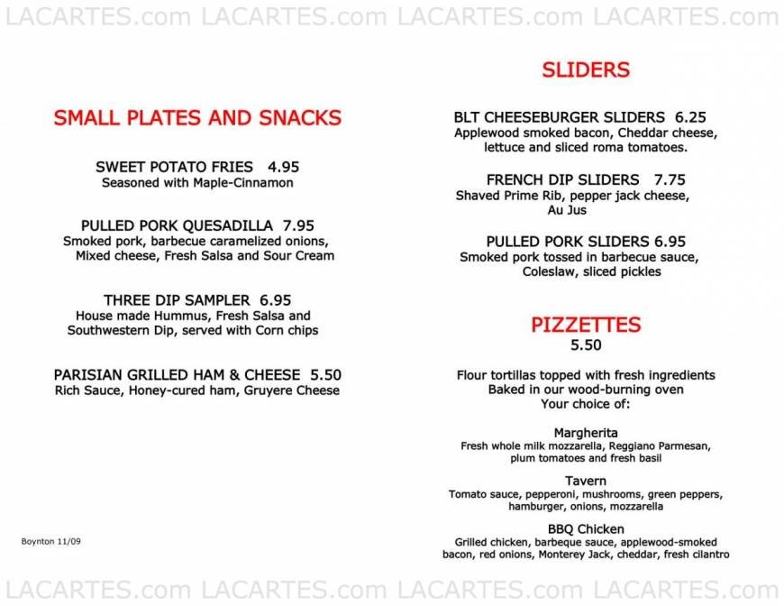  Pricelists of Village Tavern - Boynton Beach, FL 1880 North Congress Avenue, Suite 170 - Photo 1 of 14