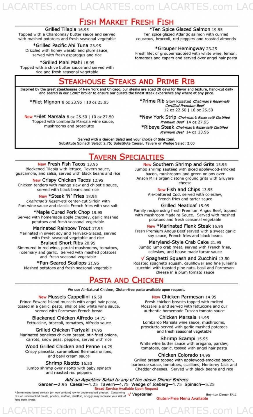  Pricelists of Village Tavern - Boynton Beach, FL 1880 North Congress Avenue, Suite 170 - Photo 7 of 14