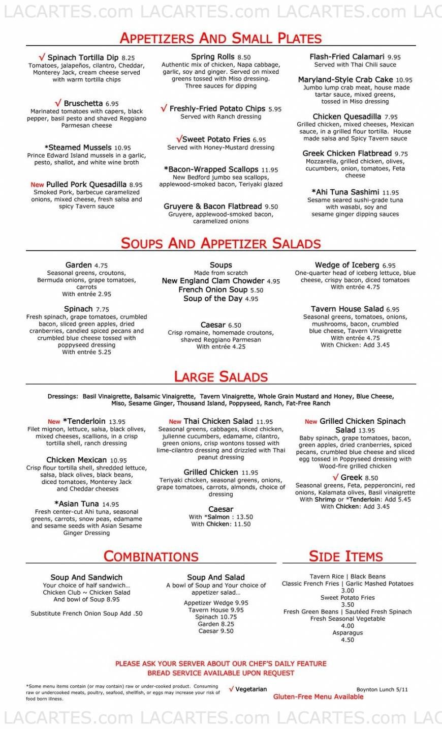  Pricelists of Village Tavern - Boynton Beach, FL 1880 North Congress Avenue, Suite 170 - Photo 12 of 14