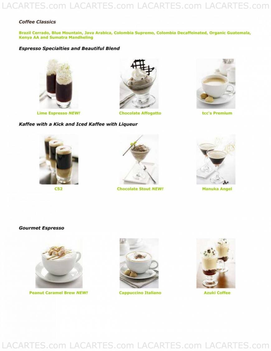  Pricelists of TCC - The Coffee Connoisseur @ No. 4 Robinson Road 4 Robinson Road  - Photo 1 of 6