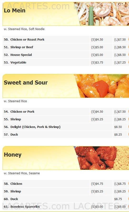 Pricelists of Fu Wing Chinese Restaurant - FL 4784 N. Congress Ave. - Photo 4 of 11