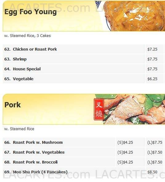  Pricelists of Fu Wing Chinese Restaurant - FL 4784 N. Congress Ave. - Photo 5 of 11