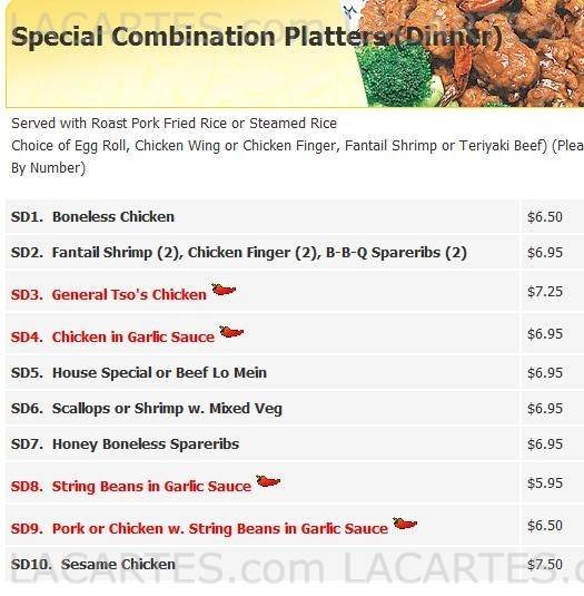  Pricelists of Fu Wing Chinese Restaurant - FL 4784 N. Congress Ave. - Photo 8 of 11