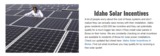 Menus & Prices, Boise Solar Panel Savers, Boise