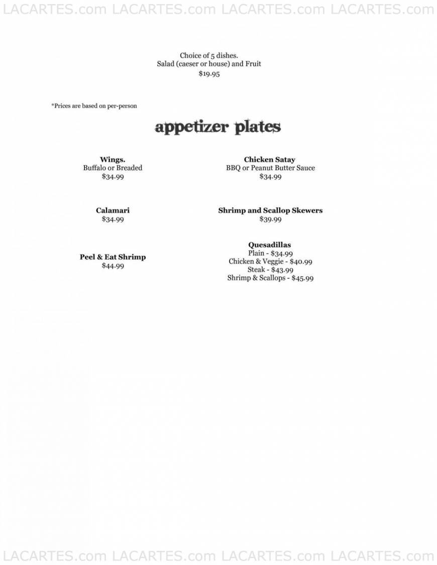  Pricelists of Venice Whaler Bar & Grill 10 Washington Blvd. - Photo 3 of 13