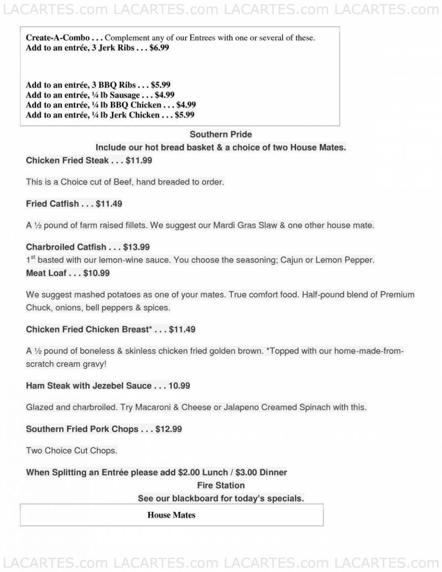  Pricelists of Hoover's Cooking & Catering North 13376 Research Blvd, #400 - Photo 9 of 15