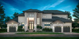 Home exterior 3d rendering BluentCad 10685-B Hazelhurst Drive Suite 15071 