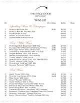 Menus & Prices, The Stage Door Restaurant, Aberdeen 