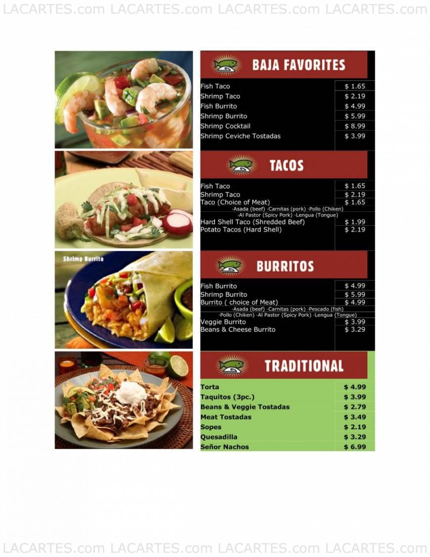  Pricelists of Senor Baja-Temecula 26491 YNEZ RD - Photo 1 of 2