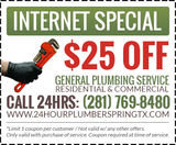 24 Hour Plumber Spring TX, Spring