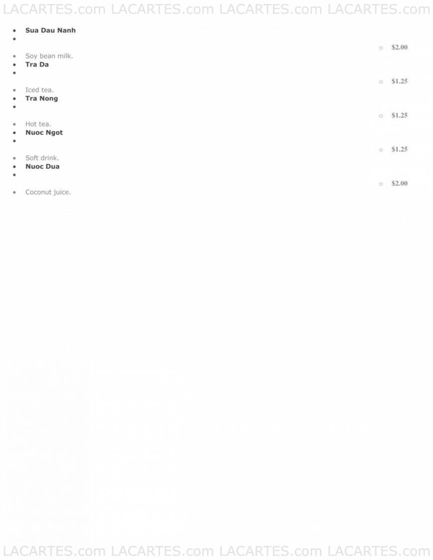  Pricelists of Pho Thaison Kyle Marketplace 5401S. FM 1626 #370 - Photo 11 of 11