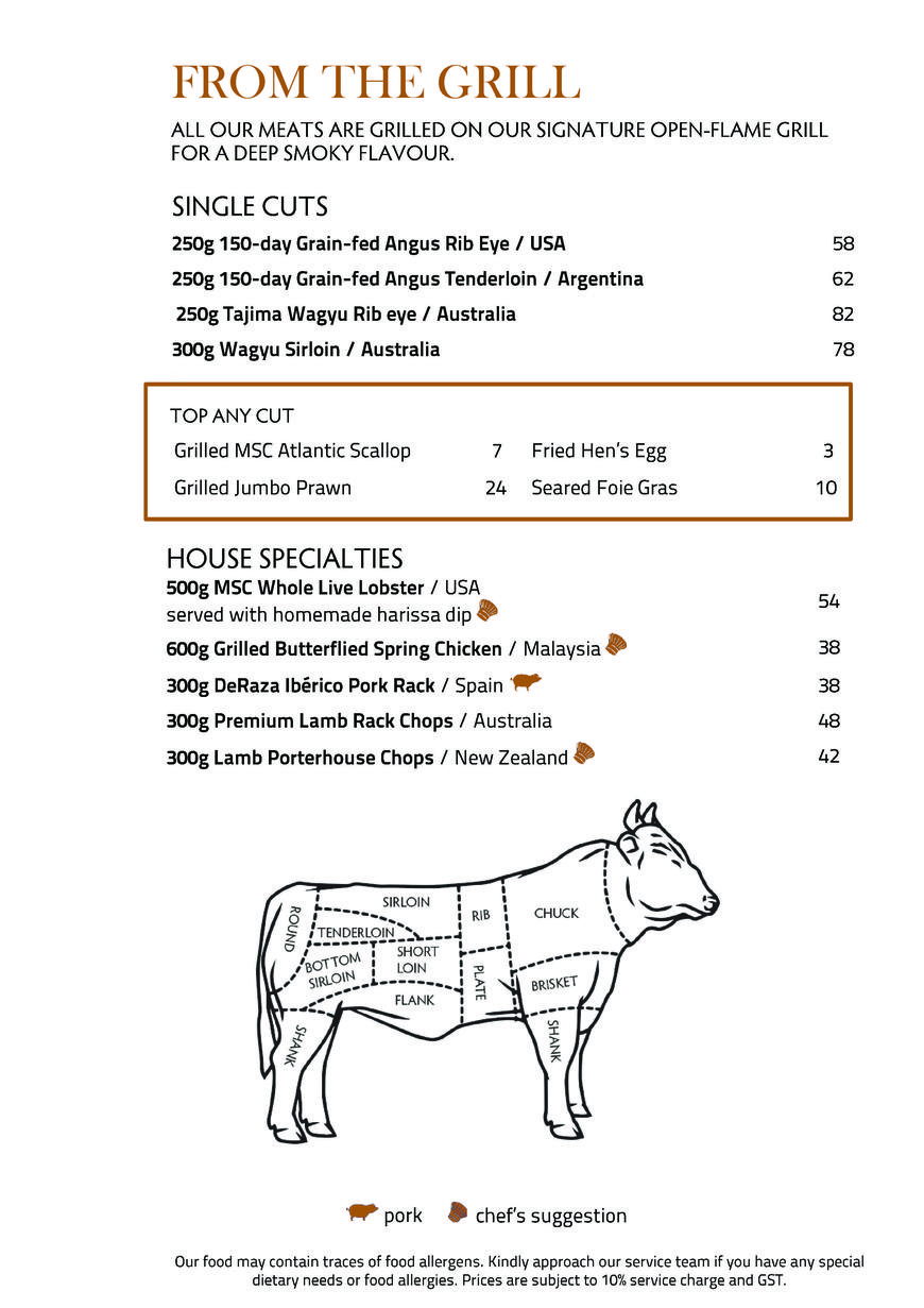  Pricelists of Opus Bar & Grill 581 Orchard Road, Lobby Level - Photo 4 of 5