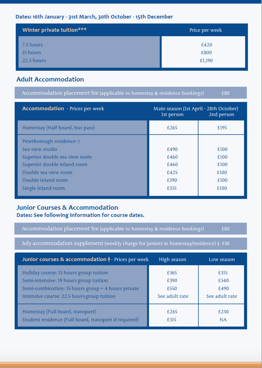  Pricelists of St Brelades College Mont les Vaux - Photo 2 of 3
