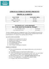 Menus & Prices, Amrapali Group - Developing India, Noida