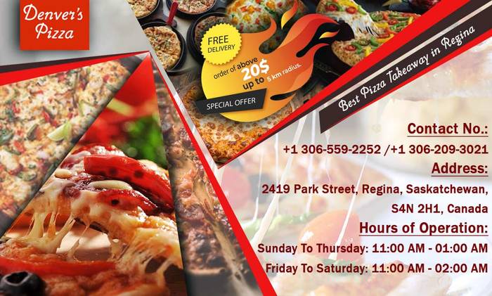  New Album of Denver's Pizza | Pizza Takeaway in Regina 2419 Park Street - Photo 1 of 6