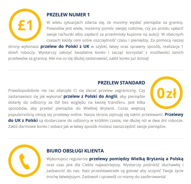  Pricelists of Money transfer to Poland and United Kingdom â€“ Klik-24 30 Clifton Road - Photo 1 of 1