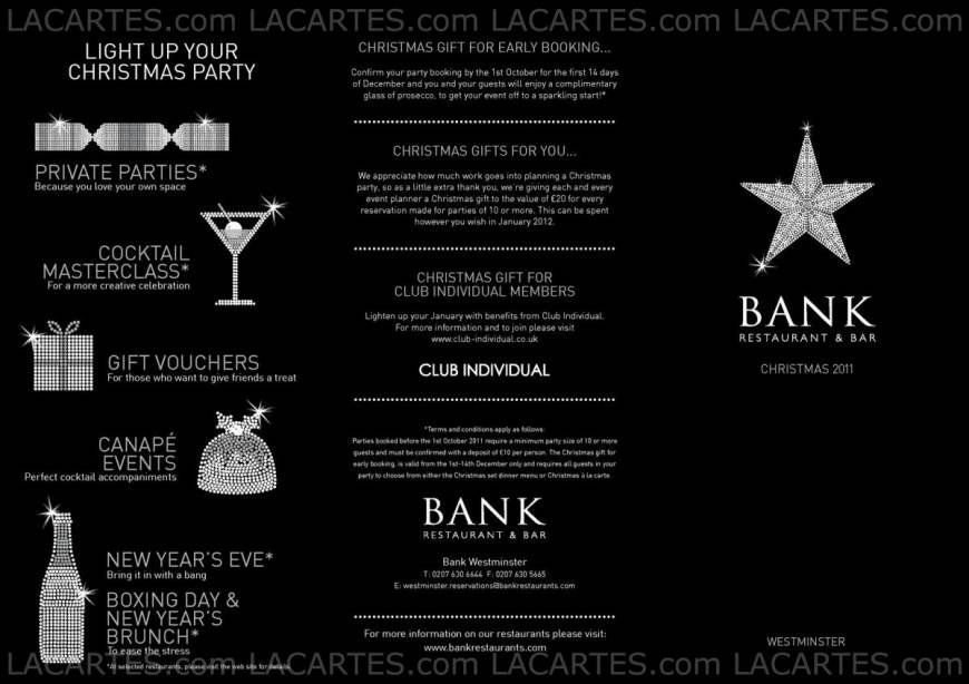  Pricelists of Bank Westminster & Zander Bar 45 Buckingham Gate - Photo 19 of 20