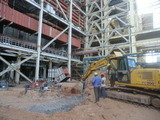  TRITHERM 80ton Towercrane foundation demolition work in india 13, ANJANEYAR KOIL STREET, WEST SAIDAPET, CHENNAI 