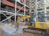  TRITHERM 80ton Towercrane foundation demolition work in india 13, ANJANEYAR KOIL STREET, WEST SAIDAPET, CHENNAI 