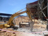  TRITHERM 80ton Towercrane foundation demolition work in india 13, ANJANEYAR KOIL STREET, WEST SAIDAPET, CHENNAI 