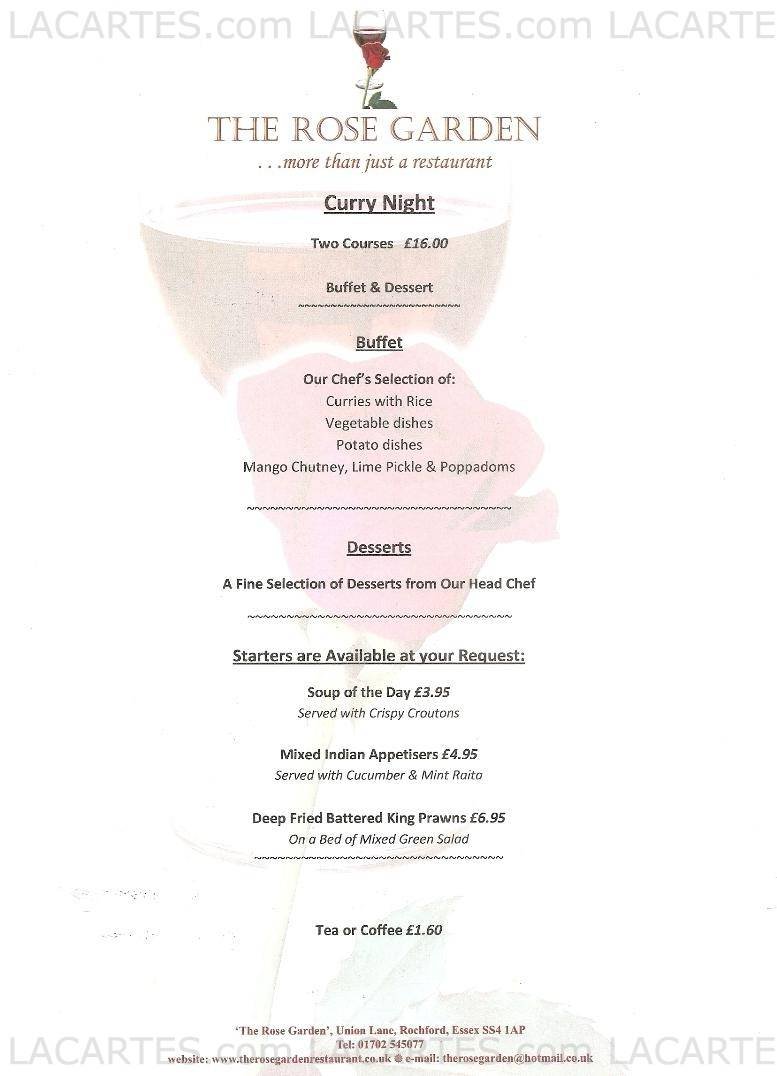  Pricelists of The Rose Garden Restaurant 1 Union Lane - Photo 4 of 10