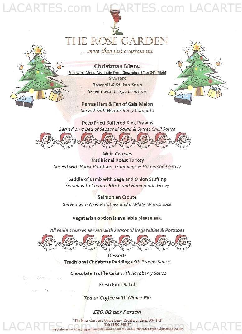  Pricelists of The Rose Garden Restaurant 1 Union Lane - Photo 6 of 10