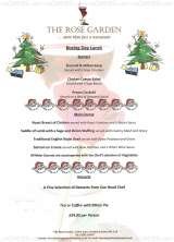 Menus & Prices, The Rose Garden Restaurant, Rochford