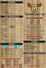 Menus & Prices, Teakwoods Tavern and Grill, Chandler