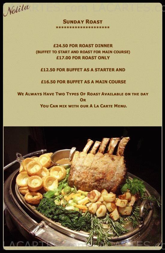  Pricelists of Nolita Restaurant & Bar Great North Road - Photo 3 of 13