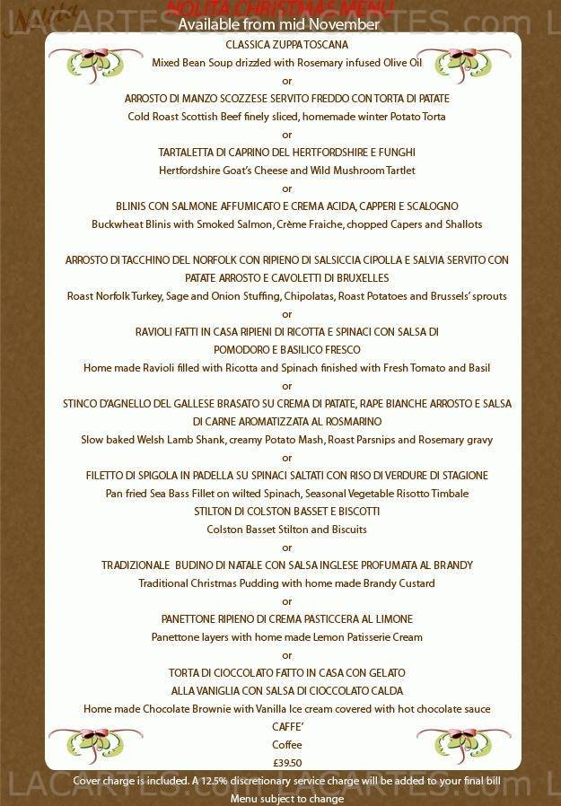  Pricelists of Nolita Restaurant & Bar Great North Road - Photo 12 of 13