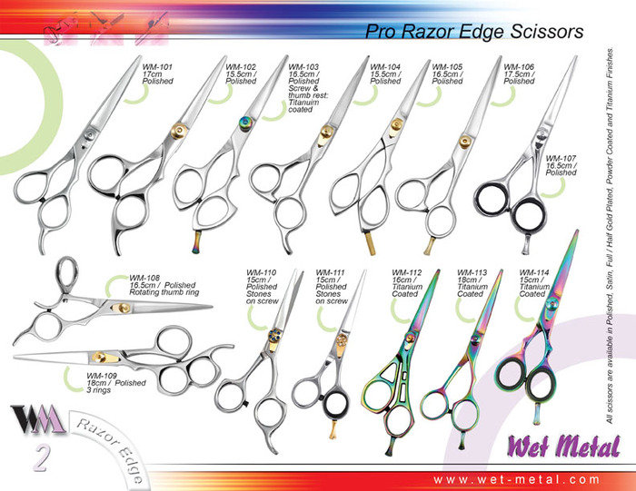 Razor Edge Hair Cutting scissors New Album of Wet Metal - Manufacturers of beauty Care Instruments 82, Quaid-e-Azam Road - Photo 28 of 35