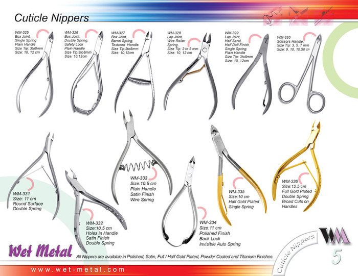 Cuticle nippers New Album of Wet Metal - Manufacturers of beauty Care Instruments 82, Quaid-e-Azam Road - Photo 21 of 35