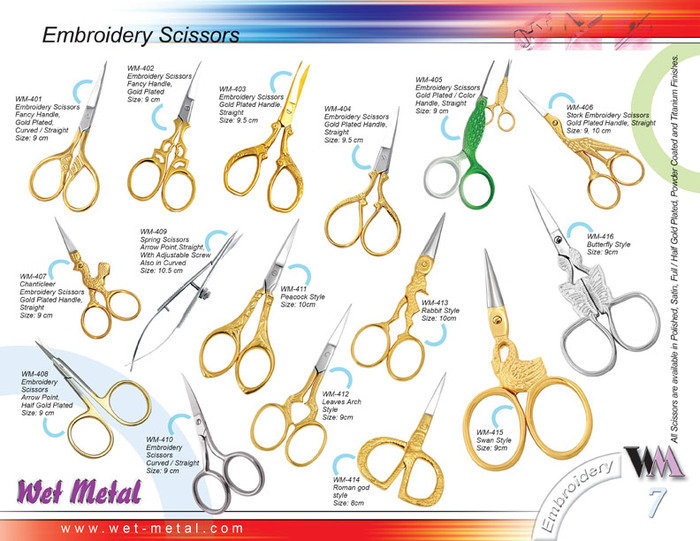 Embroidery Scissors New Album of Wet Metal - Manufacturers of beauty Care Instruments 82, Quaid-e-Azam Road - Photo 23 of 35