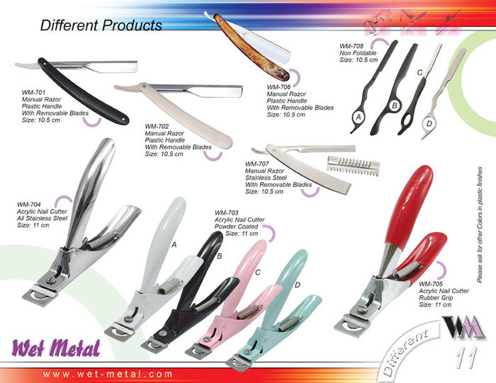 Acrylic Tip Cutter & Manual razors New Album of Wet Metal - Manufacturers of beauty Care Instruments 82, Quaid-e-Azam Road - Photo 27 of 35