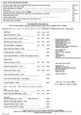 Menus & Prices, The Picture House Uckfield, UCKFIELD