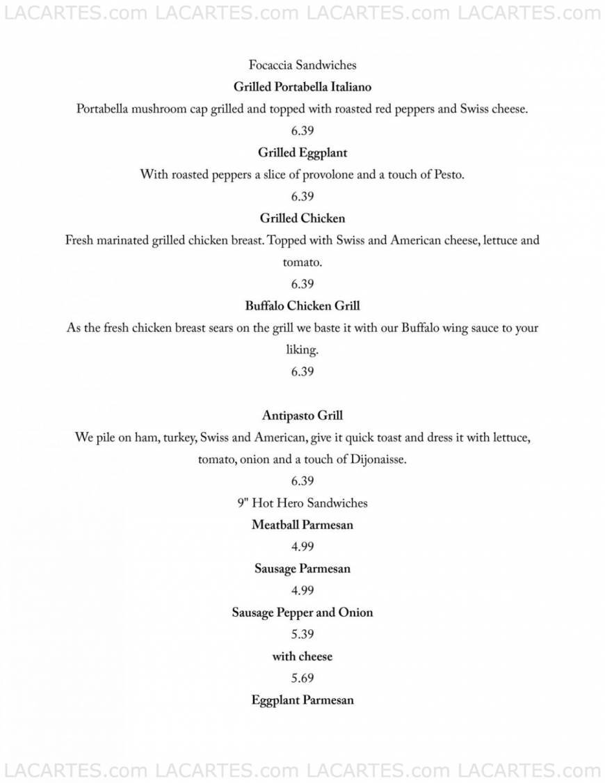  Pricelists of Johnny's Italian Restaurant - FL 2907 State Road 590 - Photo 9 of 16