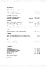 Menus & Prices, Froggies, Ashford
